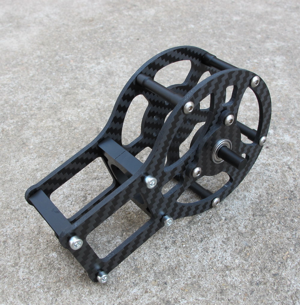 Carbon Fiber motor cage 2.5mm X Axis & GMB5208-150 Motor Carbon Fiber motor cage 2.5mm X Axis & GMB5208-150 Motor
